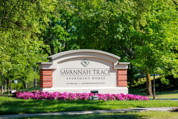 Savannah Trace sign