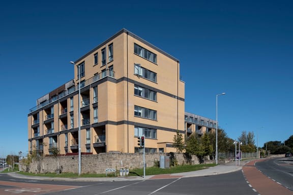 the building in which the apartment is located