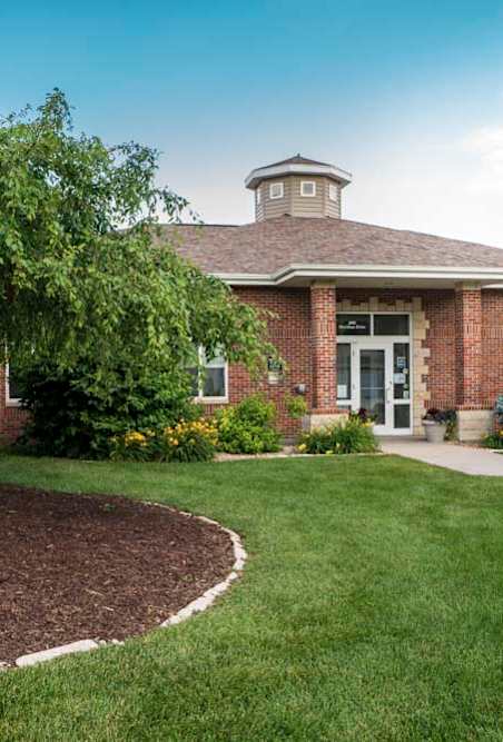 Exteriors- Clubhouse at Pinebrook Apartments in Lincoln NE