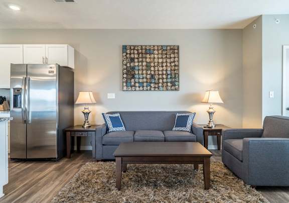 Living space at The Villas at Mahoney Park