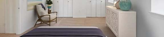 Plenty of closet space in bedrooms