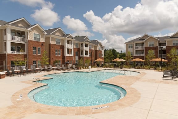 Resort-Style Pool with Cabanas
