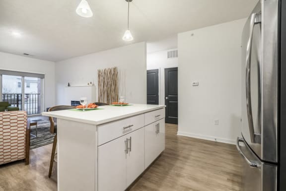 The Conrad-Contemporary design scheme with white cabinetry