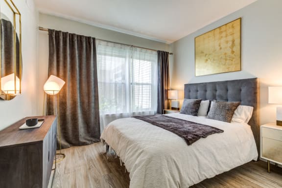 Spacious Bedrooms at North Square Apartments in Amherst, MA