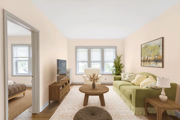 Wolcott Court Living Room