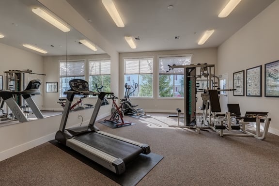 Fitness Center at Elk Creek Apartments in Sequim, WA, 98382