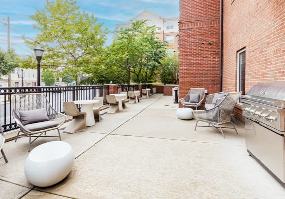 the outdoor patio at the callaway house austin