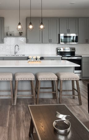 Kitchen at Dillard Apartments in Fargo, ND 58102