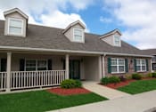 Thumbnail 7 of 16 - exterior view of canterbury house apartments in warsaw indiana