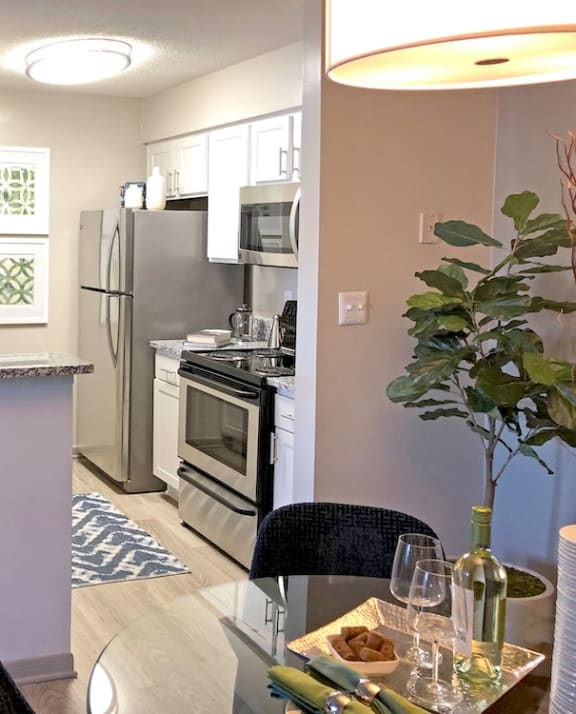 Kitchen at Viera Aiken Apartments in Aiken.