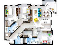 The Eden 3 BR Floor Plan at The Roseberry, Columbia, SC