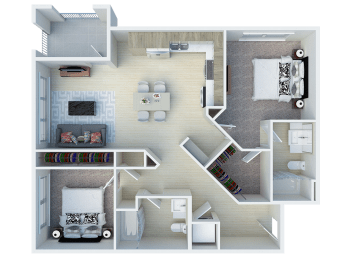 2x1 floor plans available | Ageno Apartments in Livermore, CA