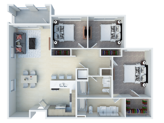 3x2 floor plans available | Ageno Apartments in Livermore, CA