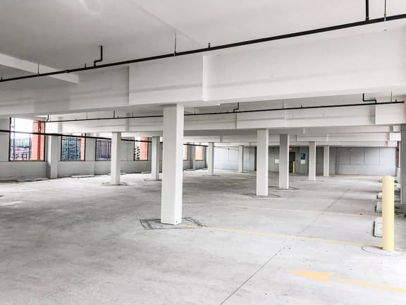Covered parking at The Ivy at Berlin Place, South Bend