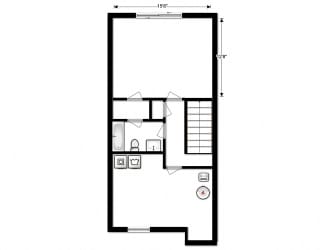 Carriage Park 3 Bedroom Townhome B Basement