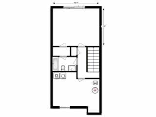 Carriage Park 3 Bedroom Townhome B Basement
