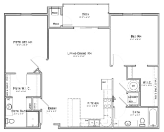 Unit C2-Straight-2 bedroom apartment at 360 at Jordan West Unit C2-Straight-2 bedroom apartment at 360 at Jordan West best new apartments West Des Moines IA 50266