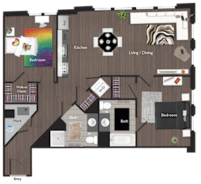 C12 Floor Plan at Valley and Bloom, New Jersey