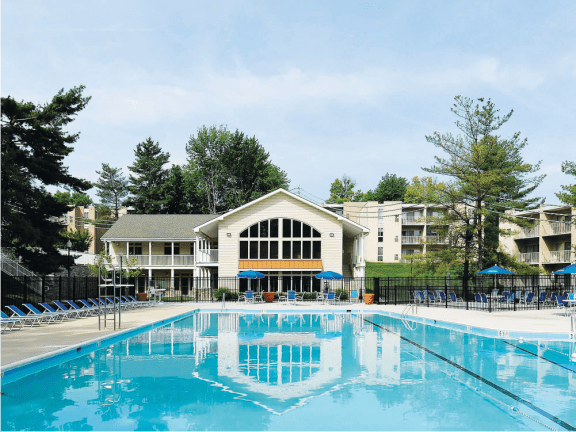 Swimming Pool With Sparkling Water at Copper and Quarry Village, Maryland, 21209