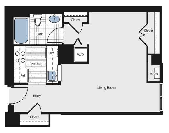spacious apartment rentals in arlington va