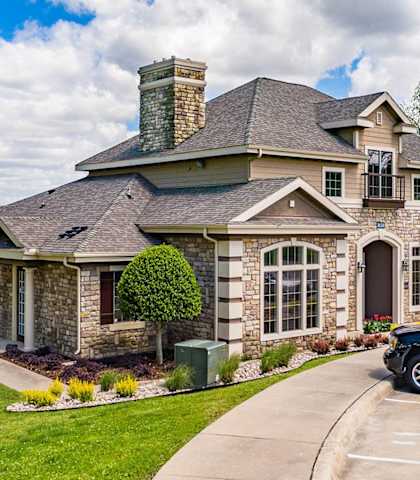 a house with a car parked in front of it at Highland Hills, Dallas, TX, 75241