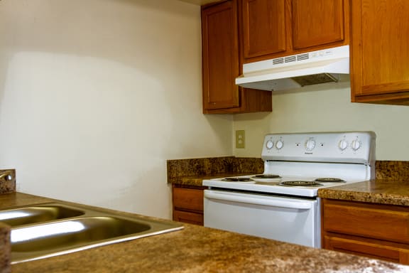 Apartment Kitchen at Carriage House Virginia Beach