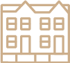 A brown and white image of a building.