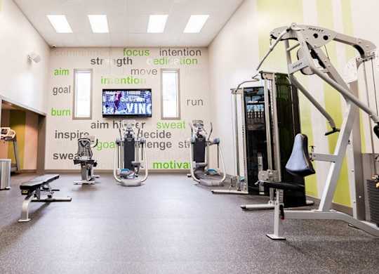 Modern Fitness Center at Vibe, Kent, WA