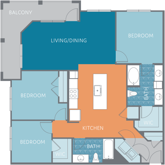 Floor Plan  The Spring  at Watermark at Steele Crossing, Arkansas