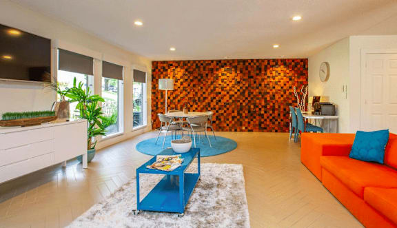 Living Room With Oversized Windows And Doors at Melia, San Antonio, TX, Texas