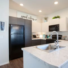 Kitchen at San Vicente Townhomes in Phoenix AZ