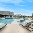 Zero-Entry Pool With Sun Lounge Chairs