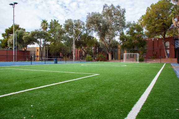 Soccer field at Mission Palms Apartments in Tucson AZ