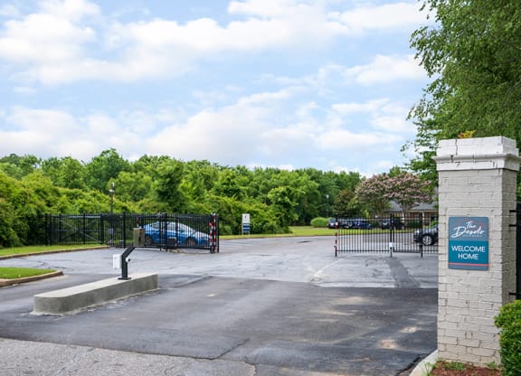 Gated Entrance at The DeSoto