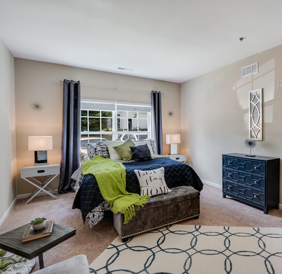 Spacious Bedroom with Double Windows