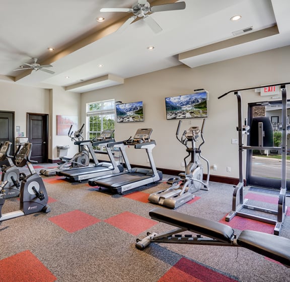 Cardio Equipment in the Fitness Center