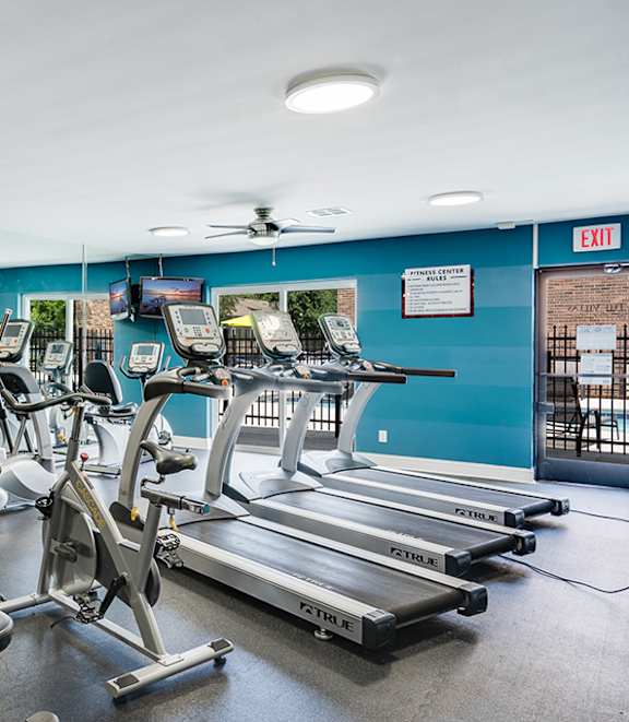 Cardio Equipment in the Fitness Center