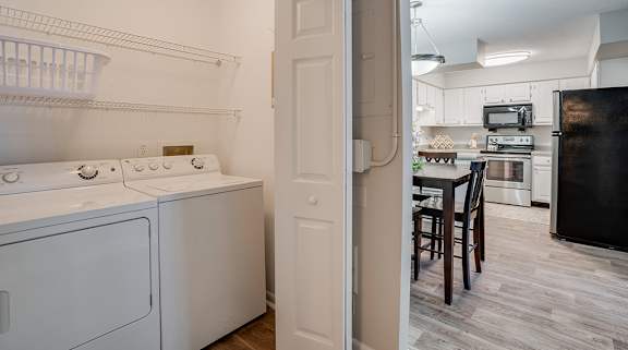 Closet with Washer and Dryer