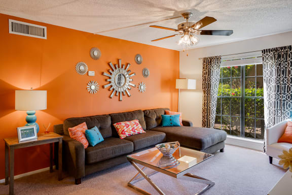 Bedroom with Ceiling Fan and Light