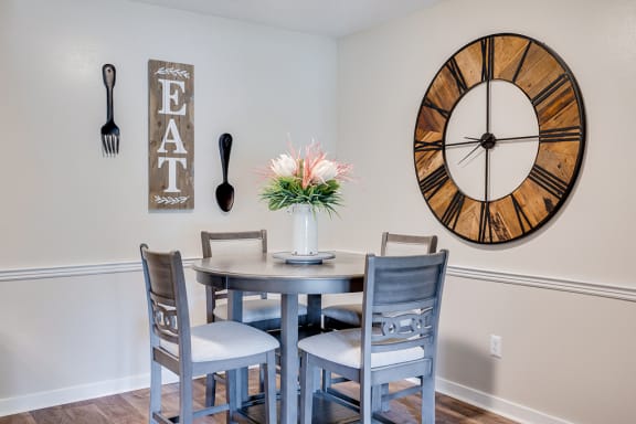 Dining Room with Crown Molding