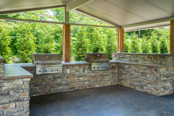 Outdoor BBQ Area