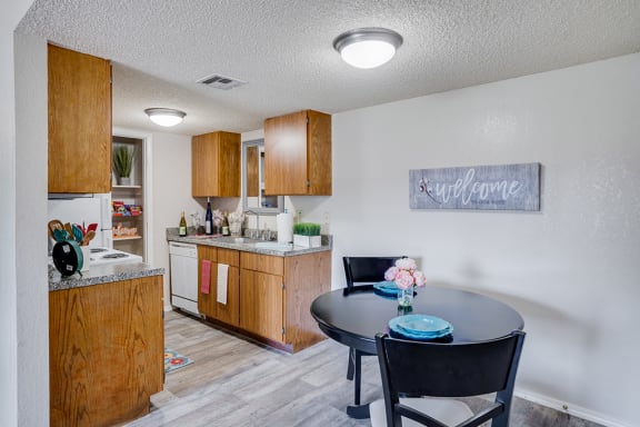 Open Concept Kitchen and Dining Area