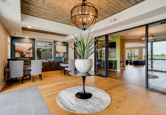 Interior Entrance to the Sullivan Square Clubhouse