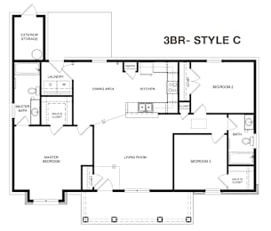  Floor Plan 3 Bedroom (C)