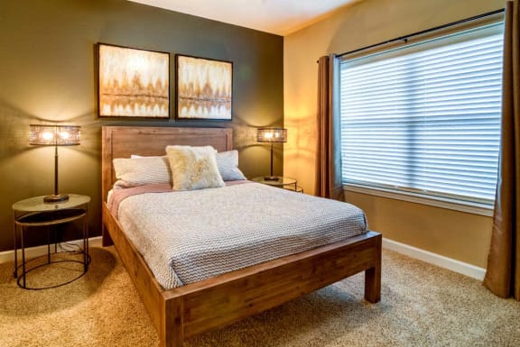 Modern Bedroom at The Retreat Apartment Homes in ND 58801