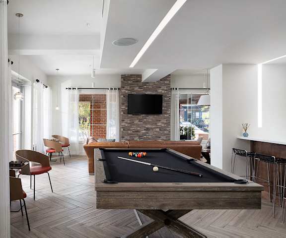 Clubhouse with pool table