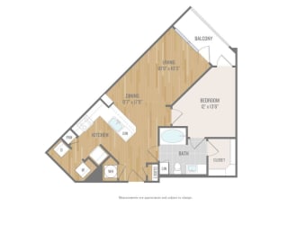 Centric One90 Apartments A6 Floor Plan