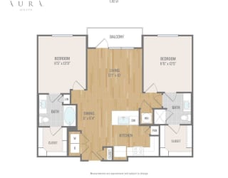 Centric One90 Apartments B5 Floor Plan