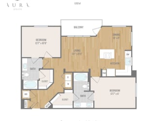 Centric One90 Apartments B6 Floor Plan