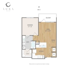 Centric One90 Apartments A4 1 Floor Plan